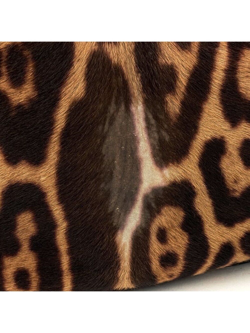 ★SOLD★ Saint Laurent Mombasa Shoulder Bag Leopard Print Halaco Brown - Picture 5 of 10